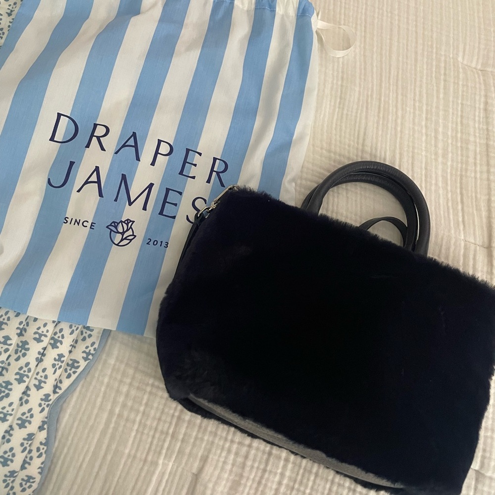 Draper James Furry Bag (mini tote)